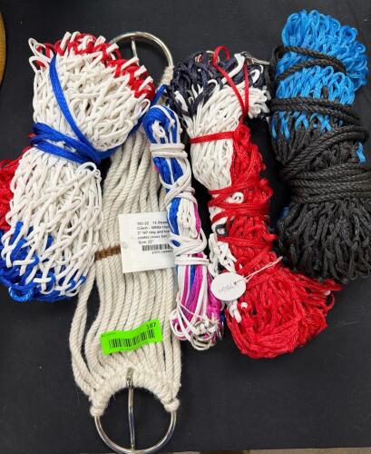 ASSORTED HORSE CINCHES & GIRTHS