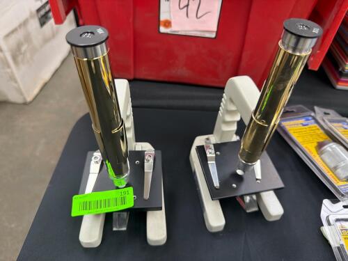 (2) FISHER SCIENTIFIC STUDENT MICROSCOPES