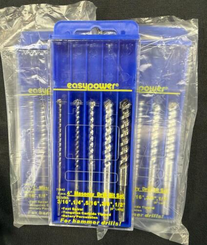 (3) EAZYPOWER 5-PIECE MASONRY DRILL BIT SETS