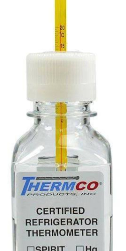 (3) CERTIFIED REFRIGERATOR THERMOMETER