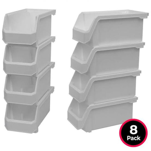 (8) STACKING BINS