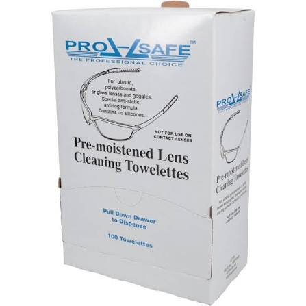 (2) BOXES OF (100) PRE-MOISTENED LENS TOWELETTES