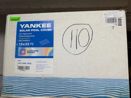 RECTANGULAR SOLAR POOL COVER