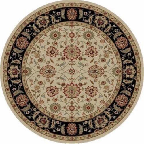 IVORY ROUND AREA RUG