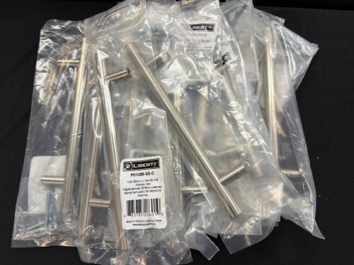 (14) STAINLESS STEEL BAR PULLS