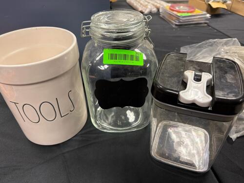 (3) KITCHEN STORAGE CONTAINERS