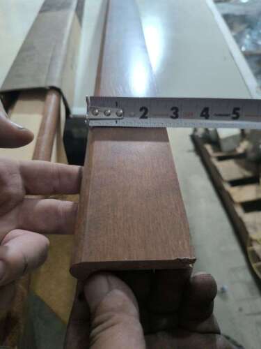 (4) MIRAGE HARDWOOD STAIR NOSING
