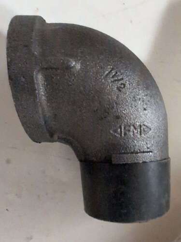 (21) BLACK MALLEABLE IRON STREET ELBOWS