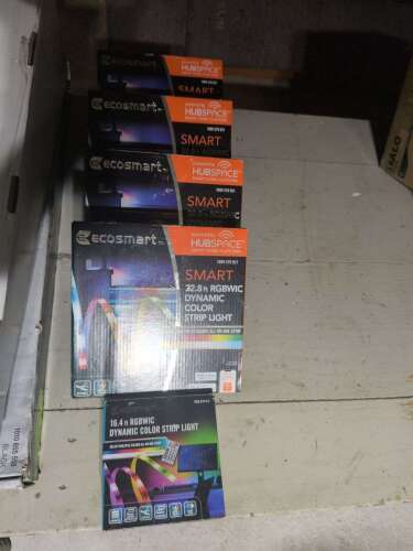 (5) ECOSMART AL-HSTL-RGBICTW-32FT LED STRIP LIGHT KITS