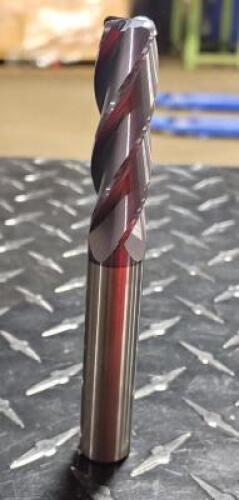(3) SOLID CARBIDE SQ. END MILL