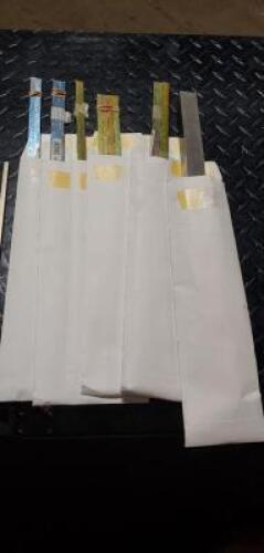 (1) LOT OF ASSORTED DICHROMATE AND ZINC PLATED KEYSTOCK