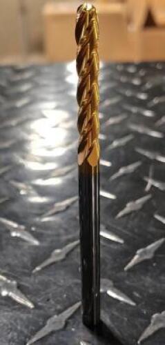 (1) SOLID CARBIDE BALL END MILL