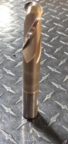 (1) HSS 2 FLUTE BALL END MILL