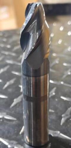 (1) 4 FLUTE TAPERED END MILL