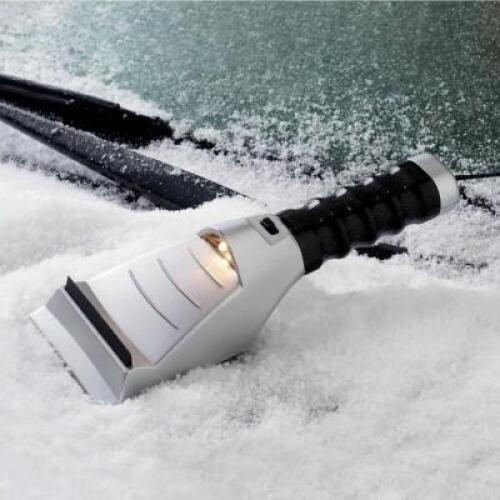 HEATED ICE SCRAPER