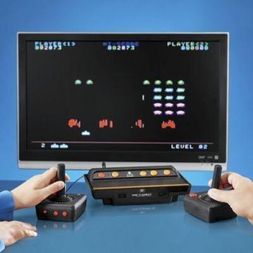 FLASHBACK 9 GAMING SYSTEM BY ATARI WITH 110 BUILT IN GAMES INSTALLED