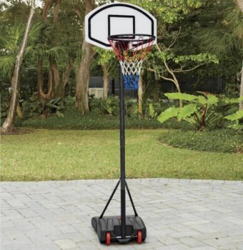 SELF-STANDING ADJUSTABLE BASKETBALL HOOP