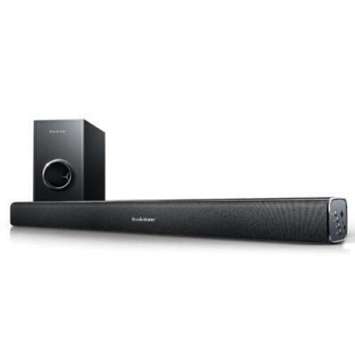 BROOKSTONE SOUND BAR SPEAKER WITH WIRELESS SUBWOOFER