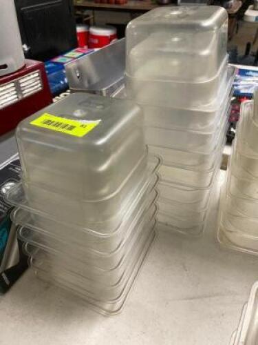 (11) 1/6 SIZE PLASTIC INSERTS