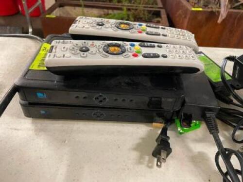 (2) DIRECT TV UNITS W/ REMOTES