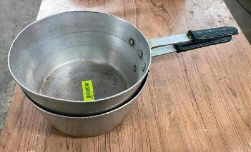 (2) 10" SAUCE POTS