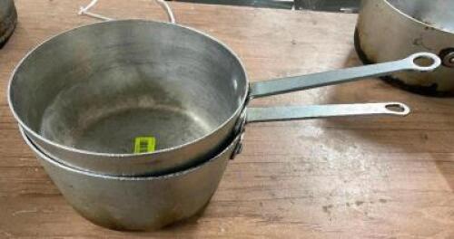 (2) 10" SAUCE POTS