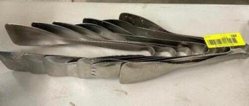 (5) STAINLESS CHAFER TONGS
