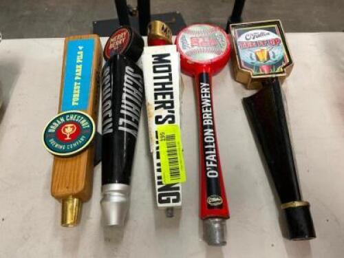 (5) ASSORTED TAP HANDLES