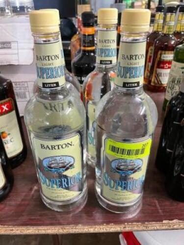 (4) BOTTLES OF SUPERIOR RUM
