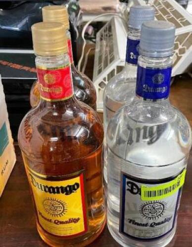 (4) ASSORTED BOTTLES OF DURANGO