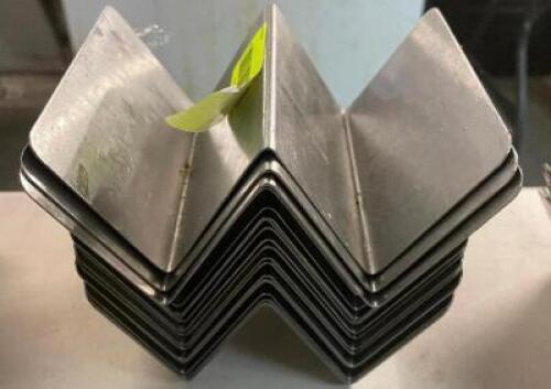 (36) TWO GROUP STAINLESS TACO HOLDER