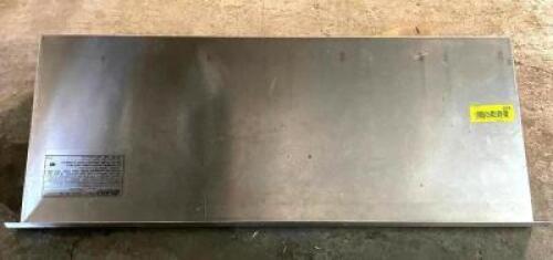 24" X 10" STAINLESS WALL SHELF