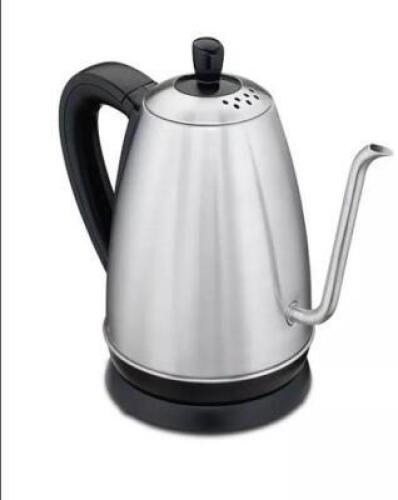 DESCRIPTION: (1) ELECTRIC GOOSENECK KETTLE BRAND/MODEL: HAMILTON BEACH INFORMATION: STAINLESS RETAIL$: $40.00 EA SIZE: 1.2 L QTY: 1