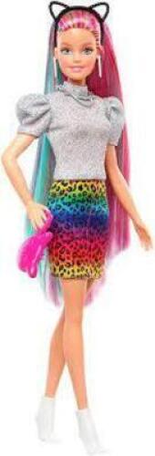DESCRIPTION: (1) LEOPARD RAINBOW HAIR DOLL BRAND/MODEL: BABIE RETAIL$: $13.69 EA SIZE: 1.34 X 2.76 X 11.73 QTY: 1
