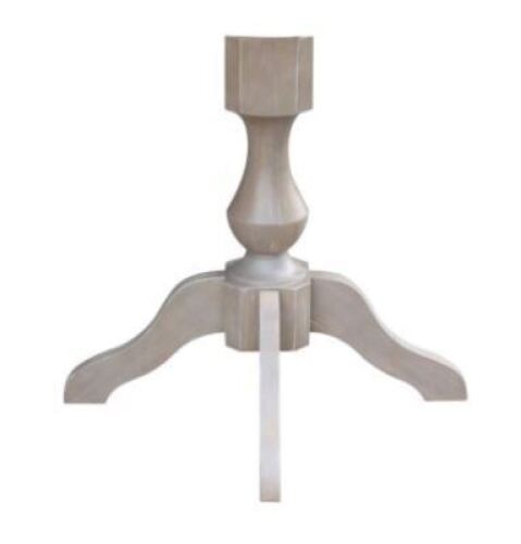 DESCRIPTION: (1) DINING PEDESTAL BRAND/MODEL: JOHN THOMAS DINING/T09-11B INFORMATION: TAUPE GRAY/ONLY PEDESTAL RETAIL$: FULL TABLE RETAILS FOR: $479.9