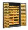 DESCRIPTION: (1) BIN CABINET BRAND/MODEL: DURHAM MFG/2501-BDLP-126-95 INFORMATION: NO BINS & MINOR DAMAGES, MUST COME INTO INSPECT/GRAY/126-BIN SLOTS