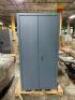 DESCRIPTION: (1) BIN CABINET BRAND/MODEL: DURHAM MFG/2501-BDLP-126-95 INFORMATION: NO BINS & MINOR DAMAGES, MUST COME INTO INSPECT/GRAY/126-BIN SLOTS - 2