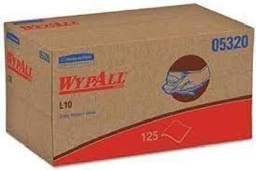 DESCRIPTION: (1) CASE OF (18) BOXES OF (125) WIPES BRAND/MODEL: WYPALL #0532001 RETAIL$: $113.56 TOTAL SIZE: 9X10.5 QTY: 1