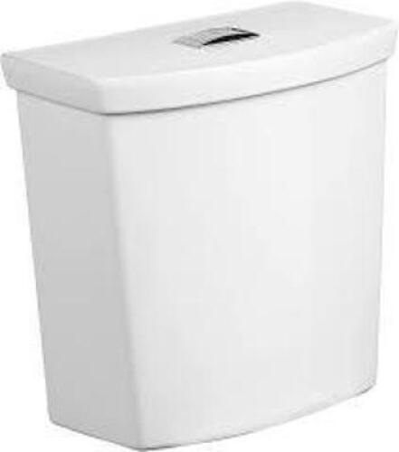 DESCRIPTION: (1) TOILET TANK BRAND/MODEL: AMERICAN STANDARD #4133A218.020 INFORMATION: WHITE RETAIL$: $153.00 SIZE: 8-1/2 D QTY: 1