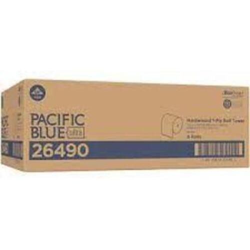 DESCRIPTION: (1) CASE OF (6) PAPER TOWELS BRAND/MODEL: GEORGIA PACIFIC #26490 RETAIL$: $108.41 SIZE: 7.87X1150 QTY: 1