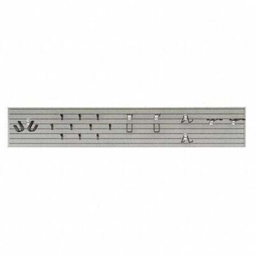 DESCRIPTION: (1) CASE OF (6) SLAT WALLS BRAND/MODEL: FLOW WALL #35DT27 RETAIL$: $481.35 SIZE: 12X24 QTY: 1