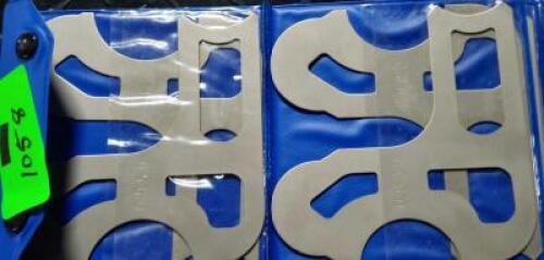 (1) (10) PC STEEL RADIUS GAGE SET