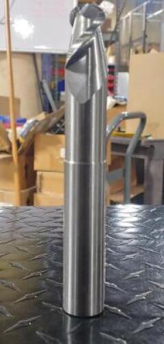 (1) HIGH PERFORMANCE CARBIDE 2 FLUTE BALL END MILL