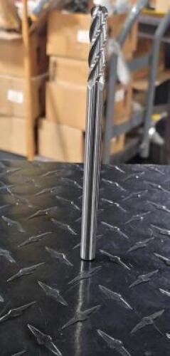 (1) SOLID CARBIDE BALL END MILL