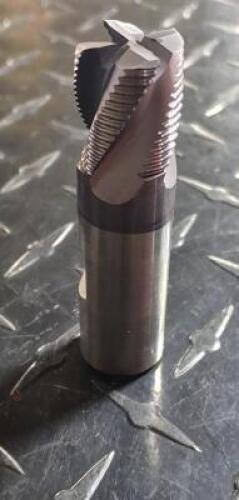 (3)HSSCo8 SQ. END MILL
