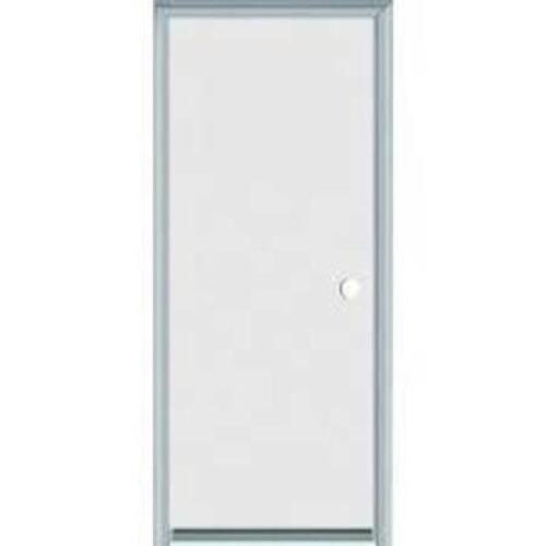 32 IN. X 80 IN. FLUSH PRIMED STEEL PREHUNG LEFT-HAND INSWING FRONT DOOR