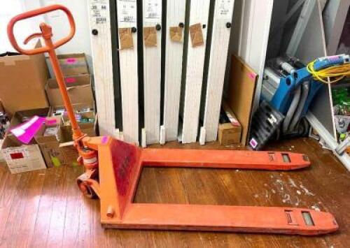 JET 5000 LB CAPACITY PALLET TRUCK