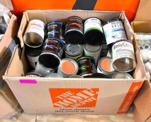CONTENTS OF TOTE (ASSORTED PAINT AS SHOWN, VARIOUS COLORS)
