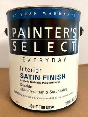 (4) EVERYDAY INTERIOR TINT BASE- SATIN FINISH