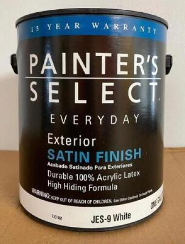 (3) EVERYDAY EXTERIOR WHITE- SATIN FINISH